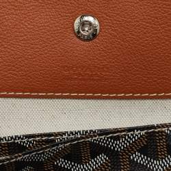 Pre Owned Goyard Brown Goyardine Coated Canvas and Leather Saint Louis PM Tote