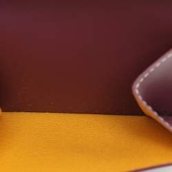 Goyard Burgundy Goyardine Coated Canvas Marigny Wallet