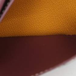 Goyard Burgundy Goyardine Coated Canvas Marigny Wallet