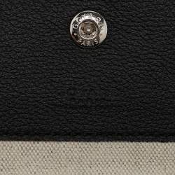 Goyard Black Goyardine Coated Canvas and Leather Saint Louis GM Tote