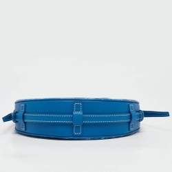 Goyard Blue Goyardine Coated Canvas and Leather Hirondelle Shoulder Bag