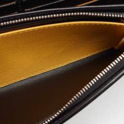 Goyard Black Goyardine Coated Canvas Varenne Continental Wallet