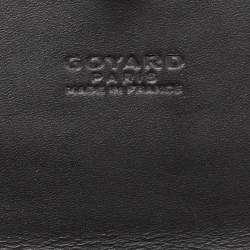 Goyard Black Goyardine Coated Canvas Varenne Continental Wallet