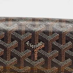 Goyard Black Goyardine Coated Canvas Varenne Continental Wallet