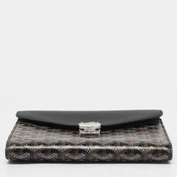 Goyard Black Goyardine Coated Canvas and Leather Chypre Wallet