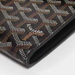 Goyard Black Goyardine Coated Canvas and Leather Chypre Wallet