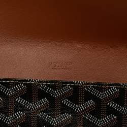 Goyard Brown Goyardine Coated Canvas and Leather Camondo II Horizontal MM Clutch