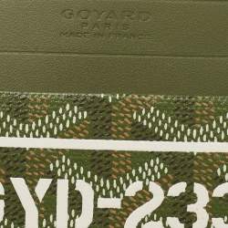 مملوكة مسبقًا Goyard Khaki Goyardine Coated Canvas and Leather Saint Sulpice Card Holder