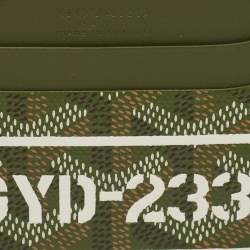 مملوكة مسبقًا Goyard Khaki Goyardine Coated Canvas and Leather Saint Sulpice Card Holder