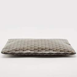 Goyard Black Goyardine Coated Canvas and Leather Senat MGM Pouch