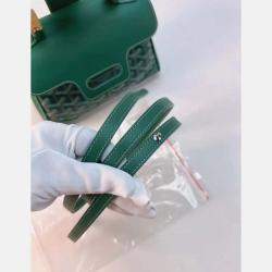 Pre Owned Goyard Green Goyardline Saigon Mini Bag