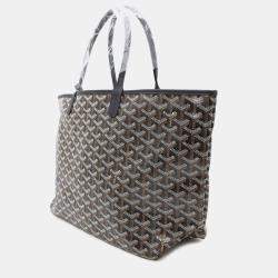 Goyard Black PVC Leather Saint Louis PM Tote Bag