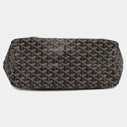 Goyard Black PVC Leather Saint Louis PM Tote Bag