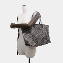 Goyard Black PVC Leather Saint Louis PM Tote Bag