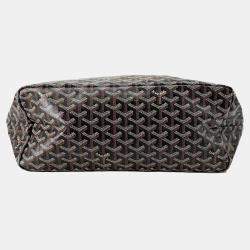 Goyard Gray Pvc Coated Canvas Leather Saint Louis PM Tote Bag