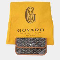Goyard Gray Pvc Coated Canvas Leather Saint Louis PM Tote Bag