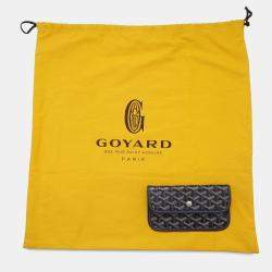 Goyard Navy Blue Pvc Coated Canvas Leather Saint Louis PM Tote Bag