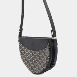 Goyard Black Pvc Coated Canvas Leather Hirondelle Shoulder Bag