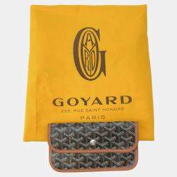 Goyard Black/Natural PVC Coated Canvas PM Saint Louis Tote Bag