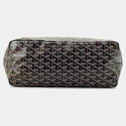 Goyard Black PVC Coated Canvas PM Saint Louis Tote Bag