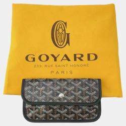 Goyard Black PVC Coated Canvas PM Saint Louis Tote Bag