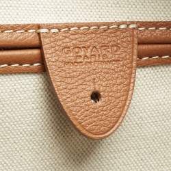 Pre Owned Goyard Brown Goyardine Coated Canvas and Leather Artois MM Tote