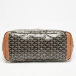 Pre Owned Goyard Brown Goyardine Coated Canvas and Leather Artois MM Tote