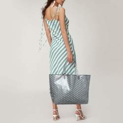 Goyard Grey Goyardine Coated Canvas Saint Louis GM Tote