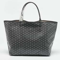 Goyard Grey Goyardine Coated Canvas Saint Louis GM Tote