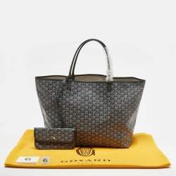 Goyard Grey Goyardine Coated Canvas Saint Louis GM Tote