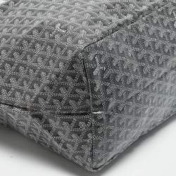 Goyard Grey Goyardine Coated Canvas Saint Louis GM Tote