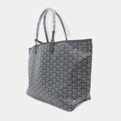 Goyard Gray PVC Leather Saint Louis PM Tote Bag