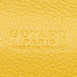 Goyard Yellow Goyardine Coated Canvas and Leather Chypre Wallet-Pouch 