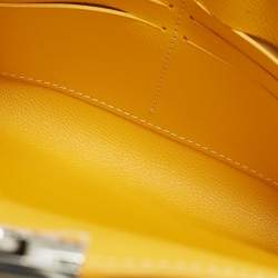 Goyard Yellow Goyardine Coated Canvas and Leather Chypre Wallet-Pouch 