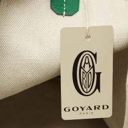 Goyard Green Goyardine Coated Canvas and Leather Saint Louis PM Tote