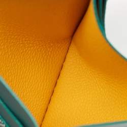 Goyard Green Goyardine Coated Canvas and Leather Saint Sulpice Card Holder