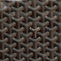 Pre Owned Goyard Black Goyardine Coated Canvas Alexandre III Bag