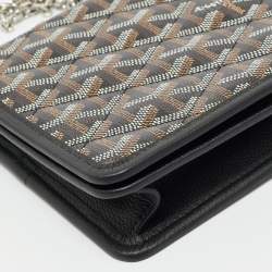 Pre Owned Goyard Black Goyardine Coated Canvas Alexandre III Bag