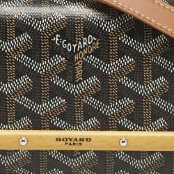 Goyard Brown Goyardine Coated Canvas and Leather Mini Monte Carlo Case