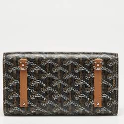 Goyard Brown Goyardine Coated Canvas and Leather Mini Monte Carlo Case