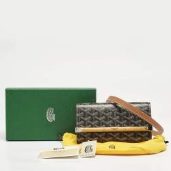 Goyard Brown Goyardine Coated Canvas and Leather Mini Monte Carlo Case