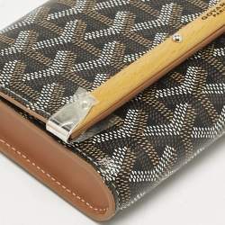 Goyard Brown Goyardine Coated Canvas and Leather Mini Monte Carlo Case