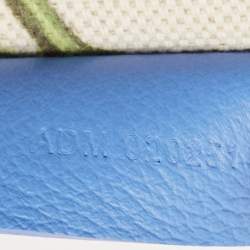 Pre Owned Goyard Iris Goyardine Coated Canvas and Leather Poitiers PM Tote