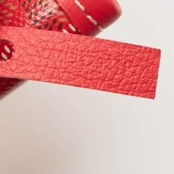 Pre Owned Goyard Fuchsia Goyardine Coated Canvas and Leather Saint Louis GM Tote