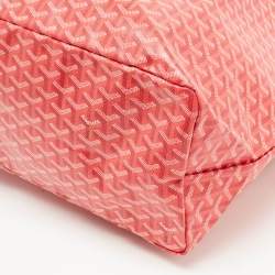 Pre Owned Goyard Fuchsia Goyardine Coated Canvas and Leather Saint Louis GM Tote