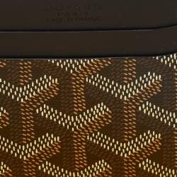 مملوكة مسبقًا Goyard Black Goyardine Coated Canvas and Leather Saint Sulpice Card Holder