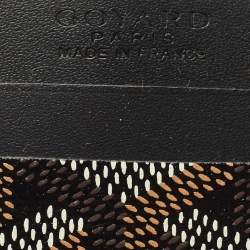 مملوكة مسبقًا Goyard Black Goyardine Coated Canvas and Leather Saint Sulpice Card Holder