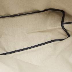 Pre Owned Goyard Navy Blue Goyardine Coated Canvas and Leather Saint Louis PM Tote