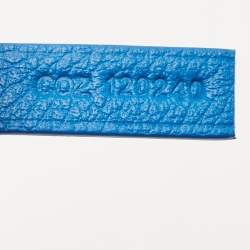 Pre Owned Goyard Blue Goyardine Coated Canvas and Leather Saint Louis GM Tote