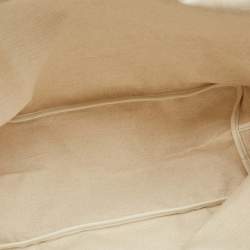 Pre Owned Goyard White Goyardine Coated Canvas and Leather Saint Louis PM Tote